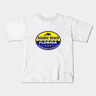 Atlantic Beach Florida Dolphin Kids T-Shirt